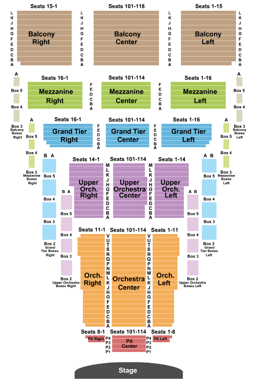 Thelma Gaylord PAT At Civic Center Music Hall Some Like It Hot Seating Chart